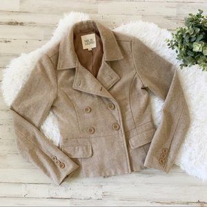 Thread & Supply Herringbone Tweed Blazer Jacket S